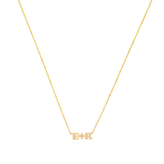 Mini Me Plus Sign - Personalized Necklace - Lola James Jewelry