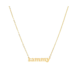 Me Mini - Personalized 14K Gold Custom Necklace - Lola James Jewelry
