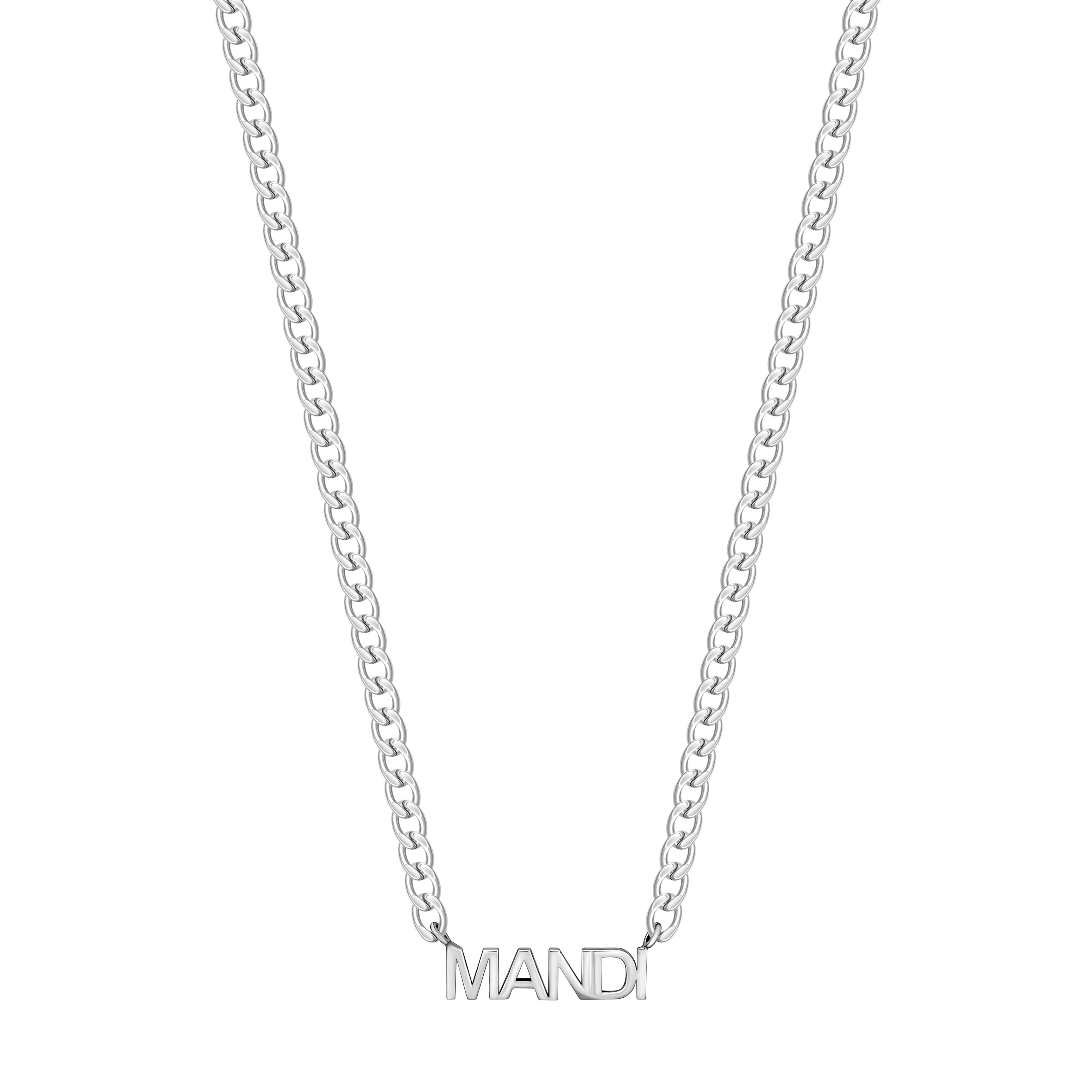 Small Cuban Link All Gold Name Necklace – Lola James Jewelry