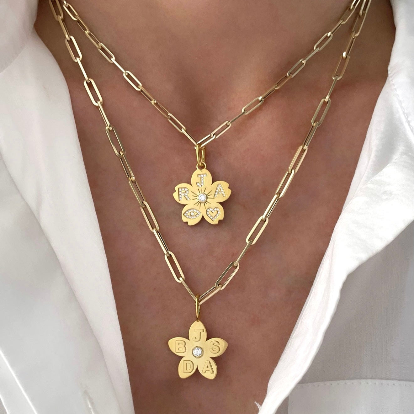 5 Petal Flower Charm