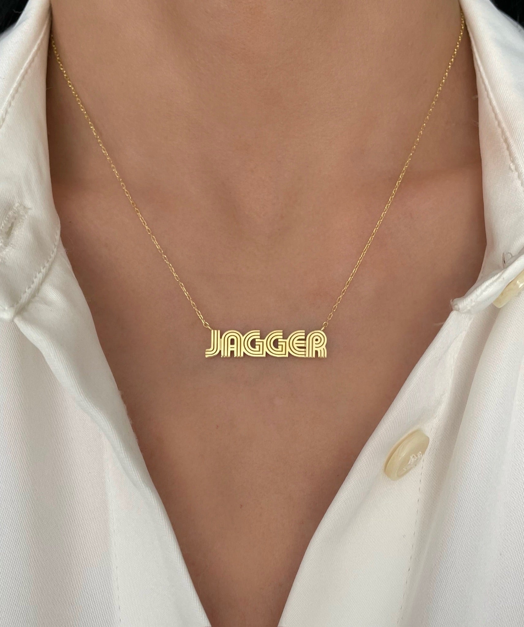 Deco Name Necklace