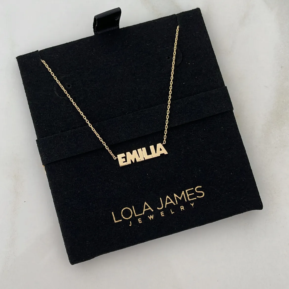 Uppercase Name Necklace