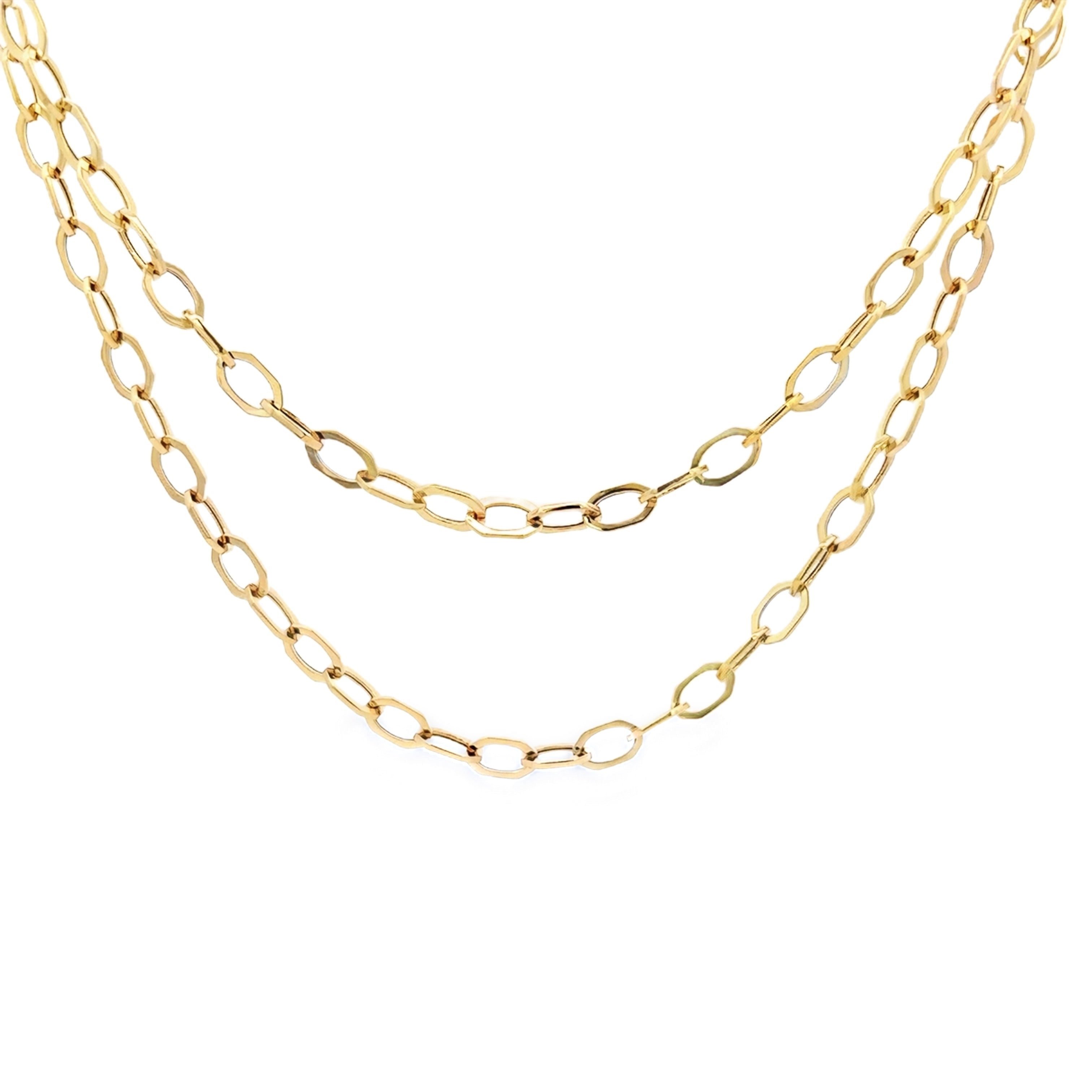 Long Link Gold Chain