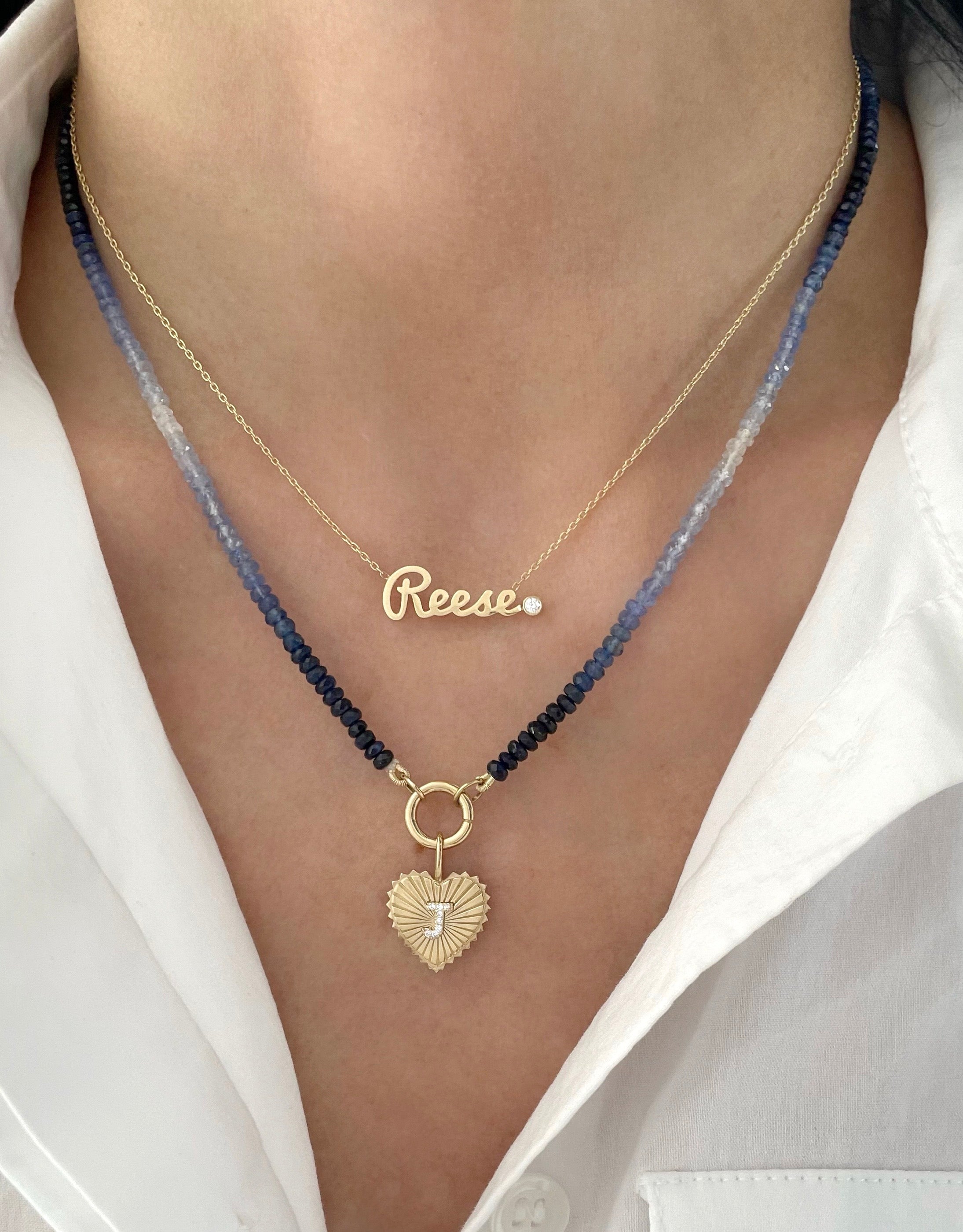 Ombre Blue Sapphire Necklace