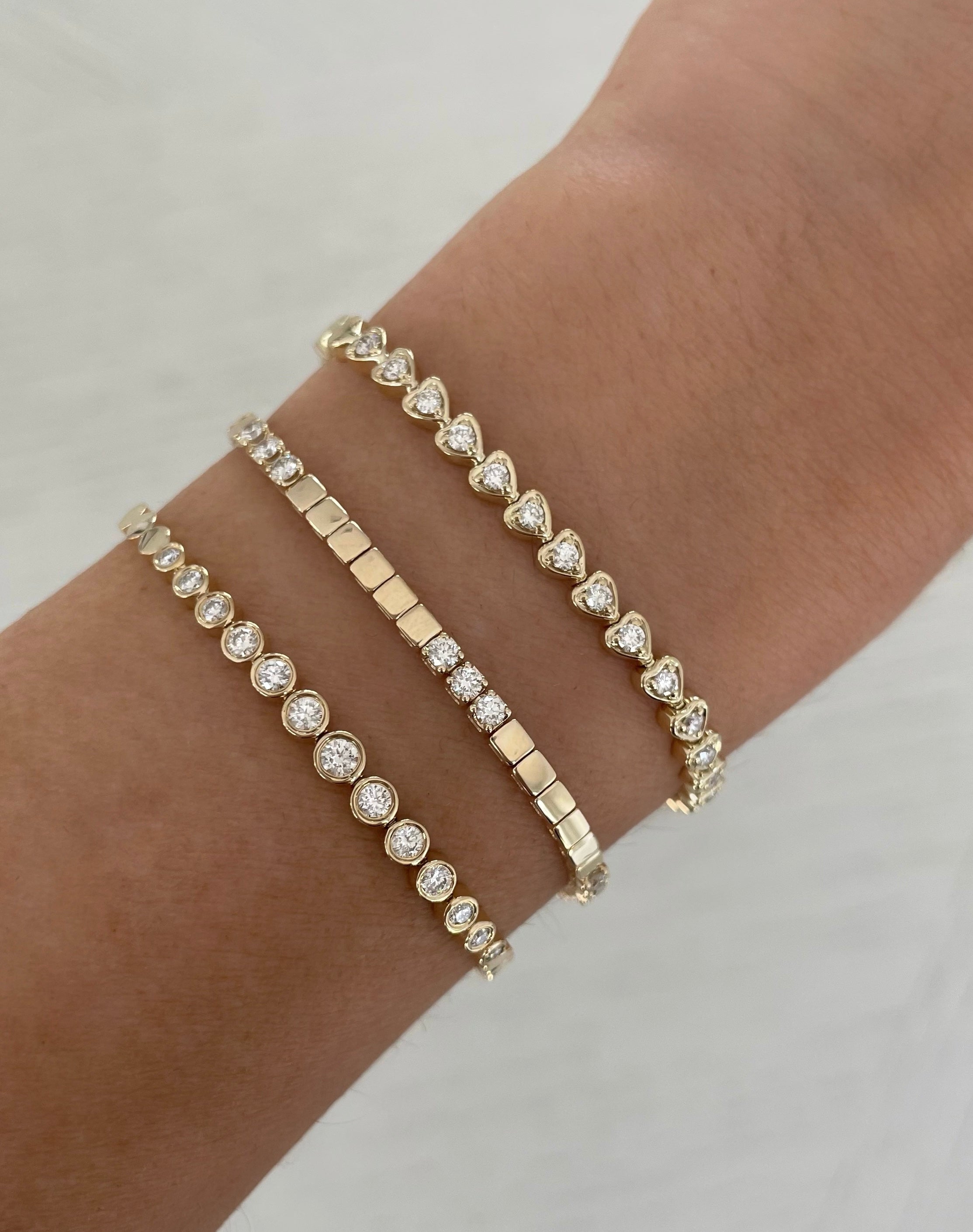 Heart & Diamond Bracelet