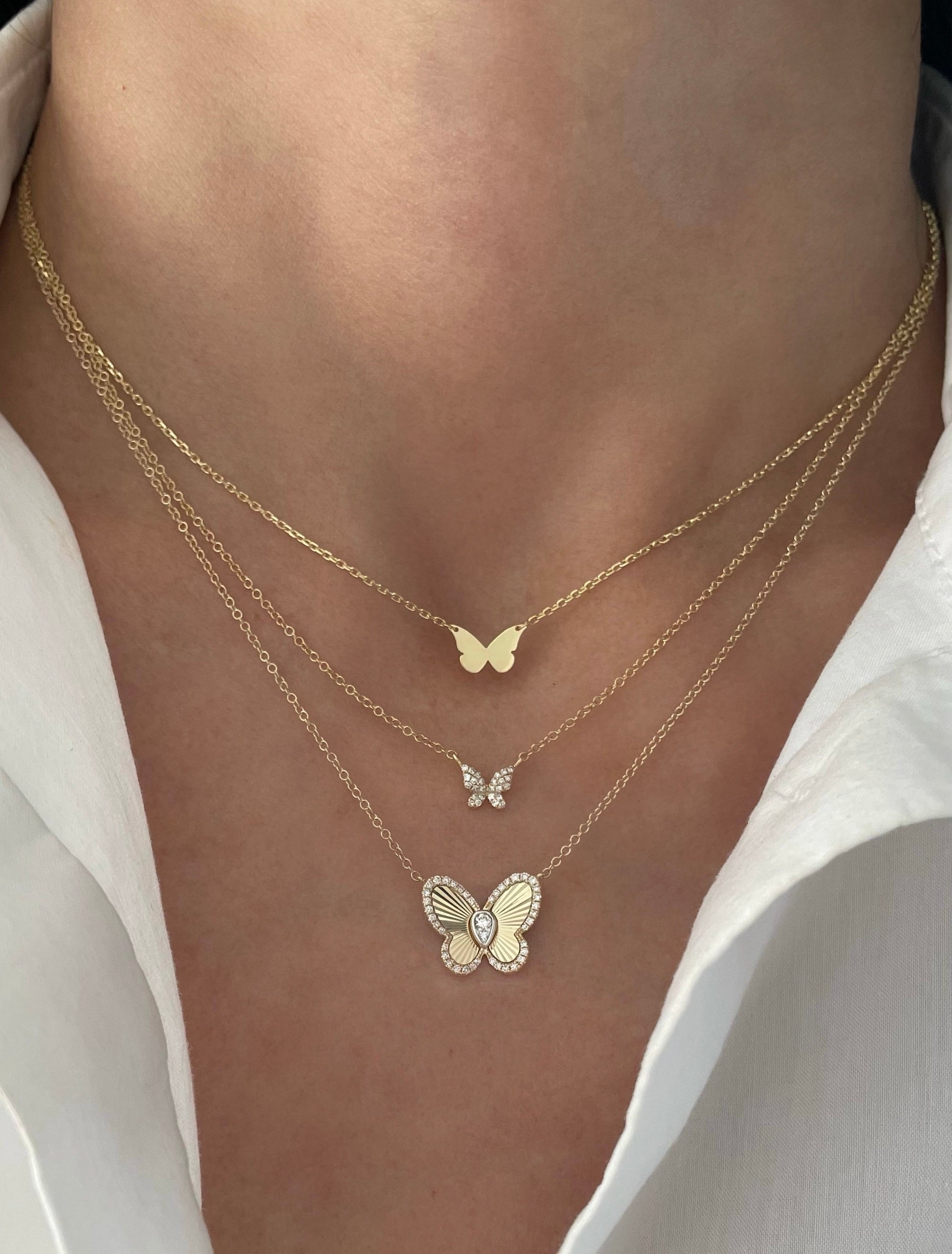 Gold Butterfly Necklace