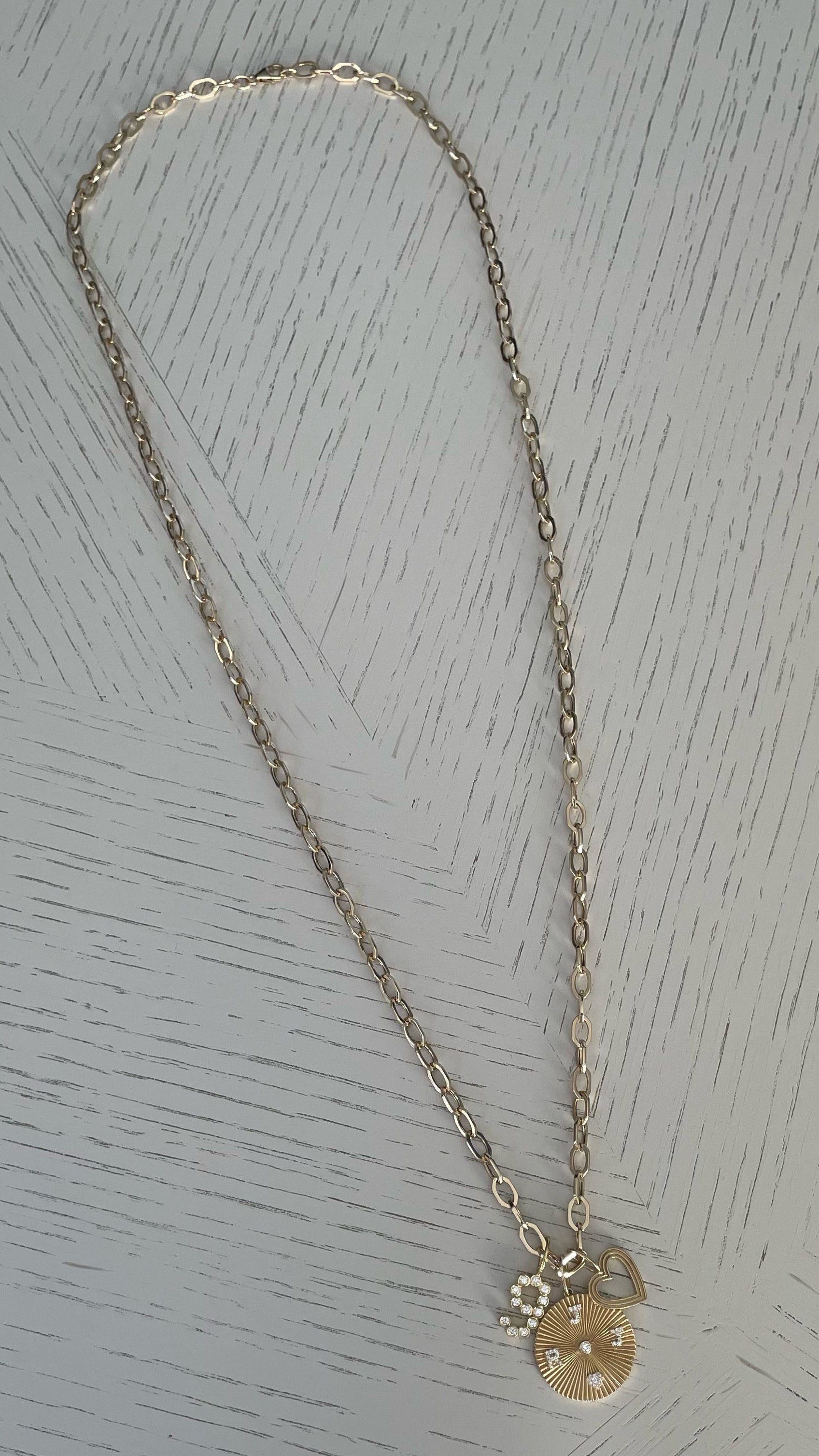 Long Link Gold Chain