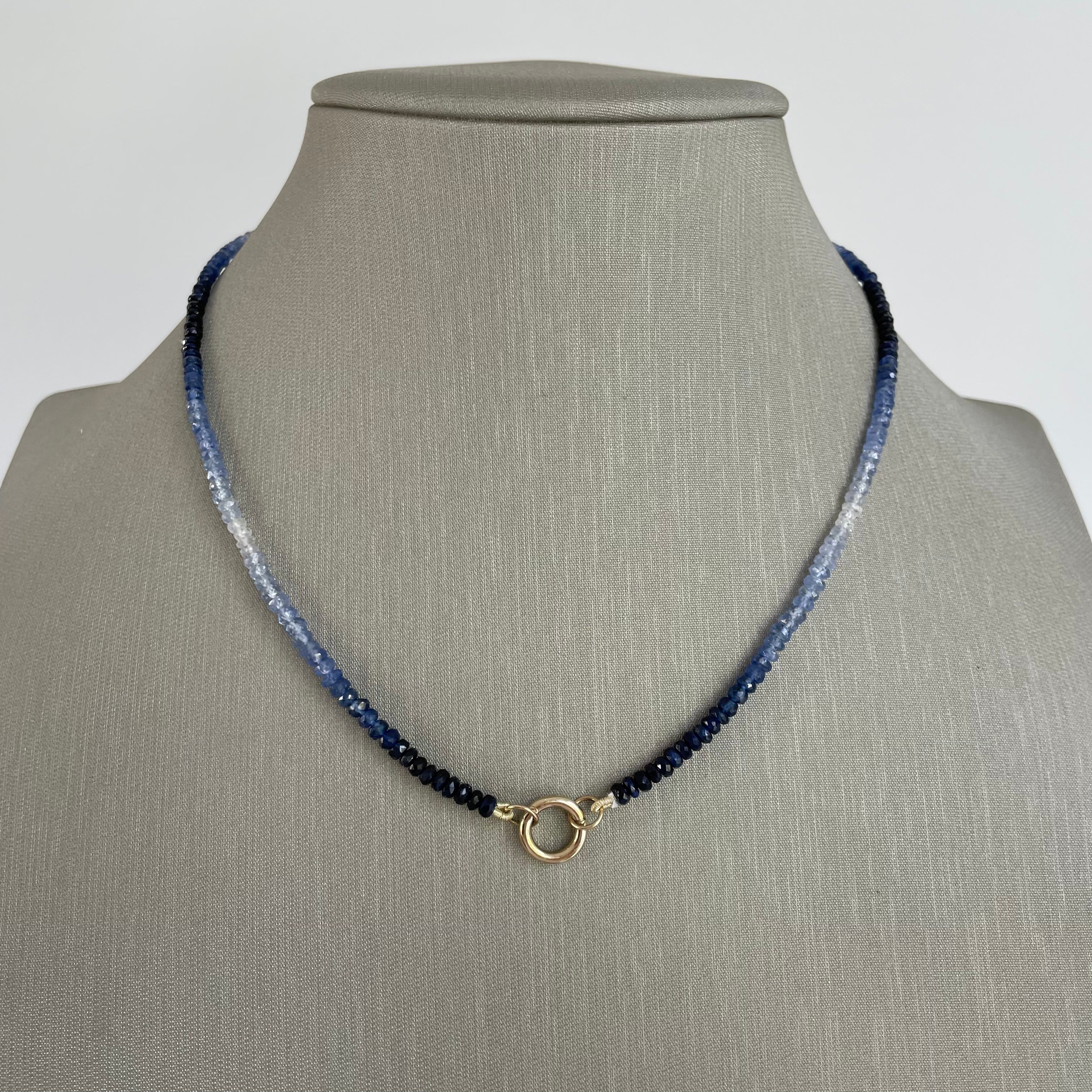 Ombre Blue Sapphire Necklace