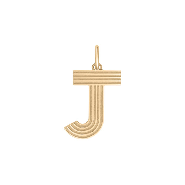 Lulu Frost Plaza Letter J Charm - Small