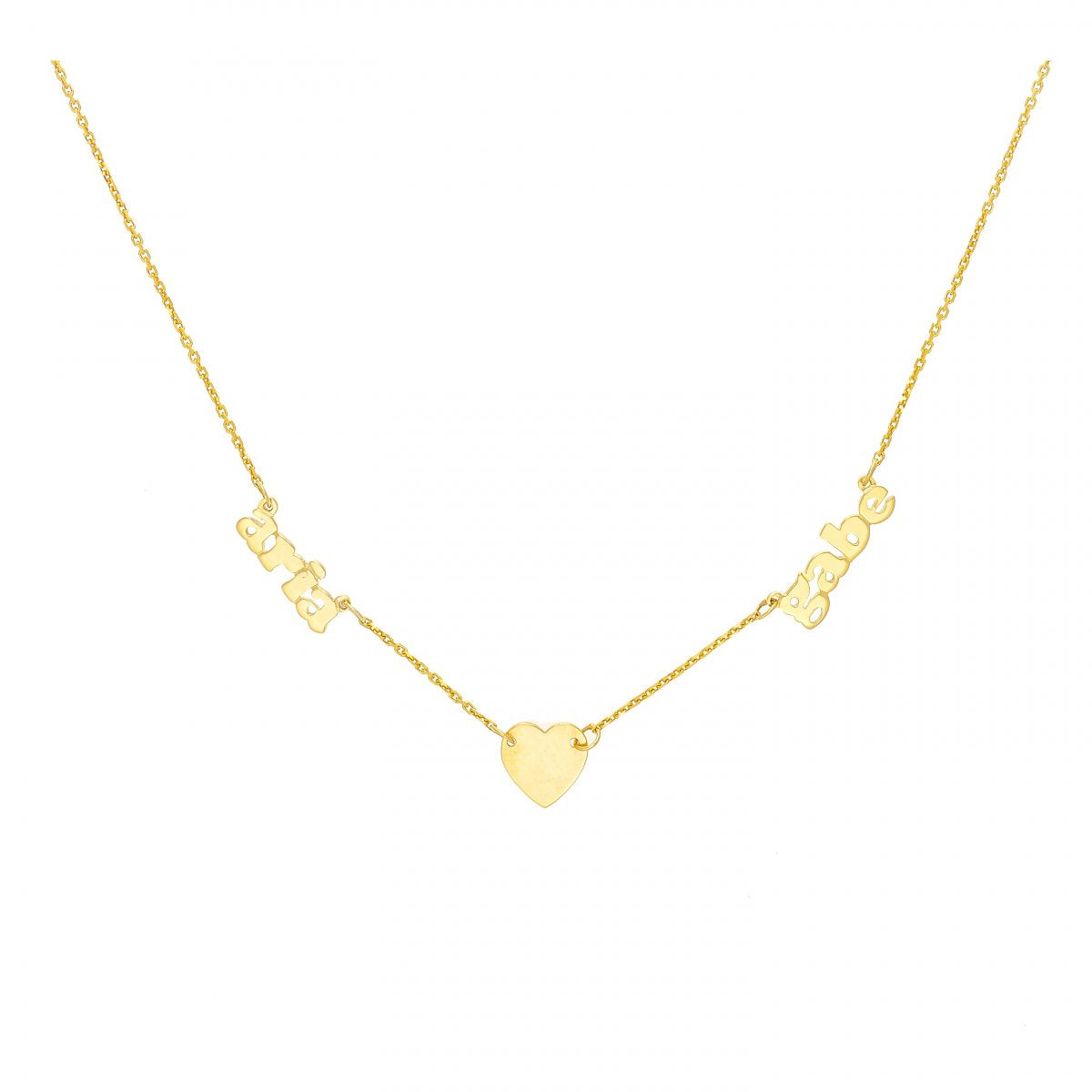 Mini Me Love - 14k Gold Custom Name Necklace - Lola James Jewelry