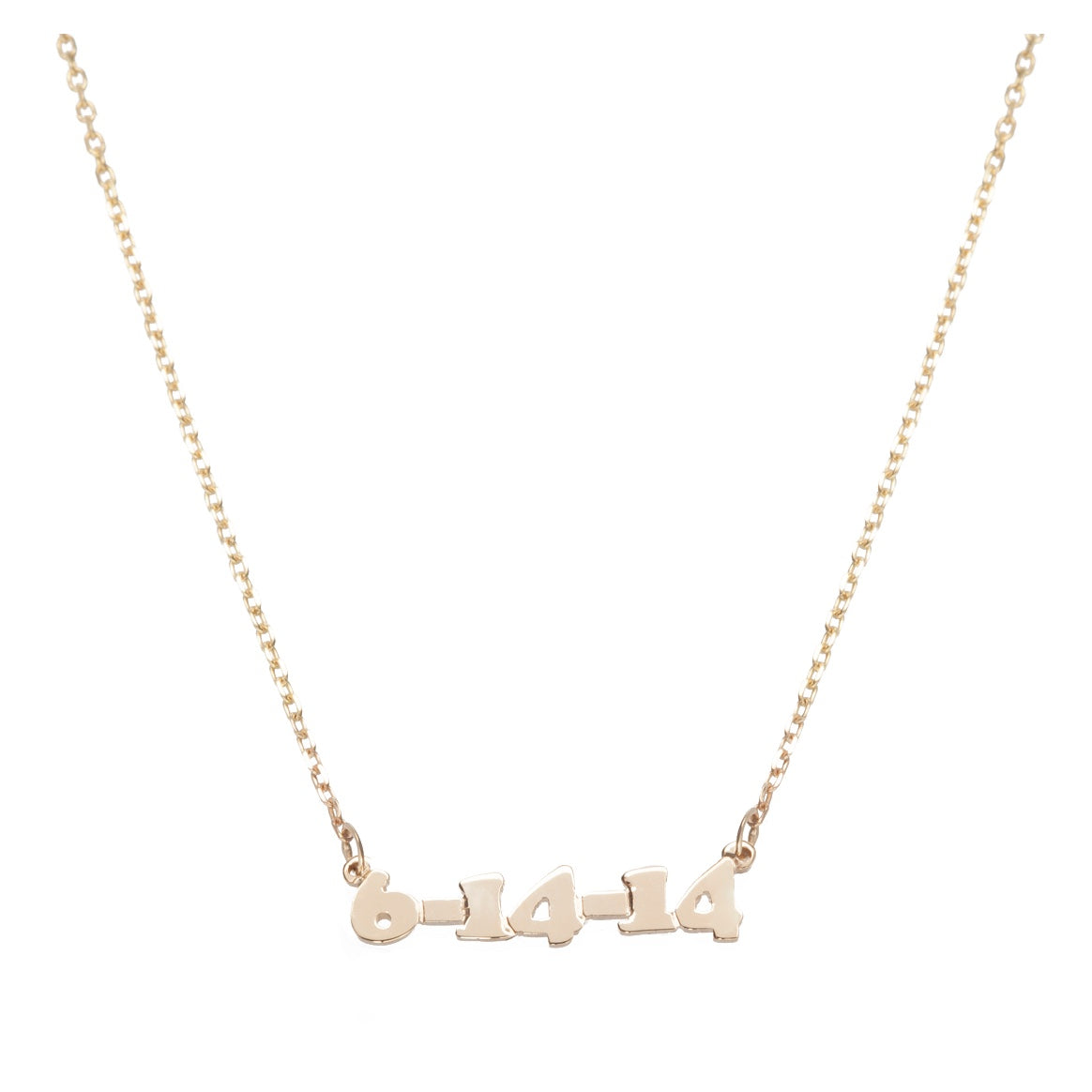 Mini me Date - Mini Date Custom Necklace - Lola James Jewelry 