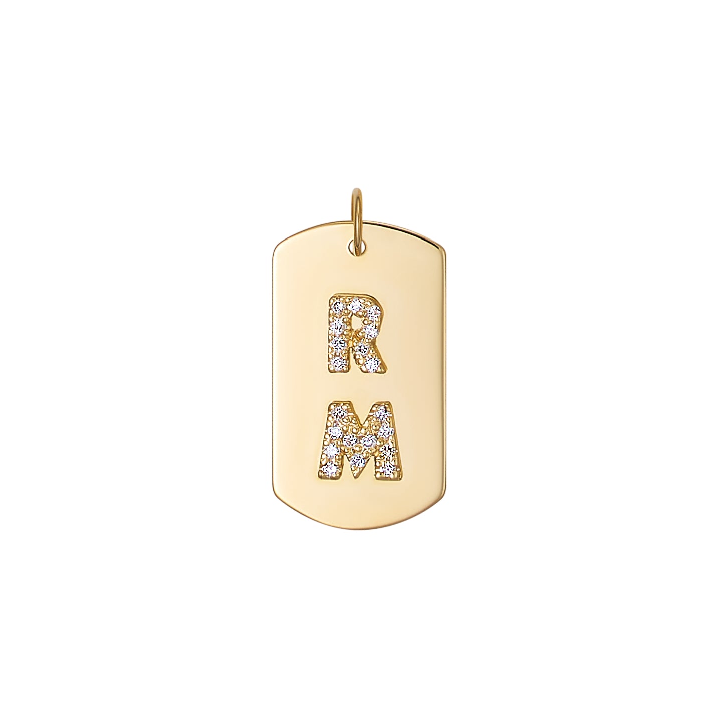 Dog Tag With Raised Letters