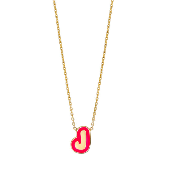 Single Enamel Bubble Letter Bracelet – Lola James Jewelry