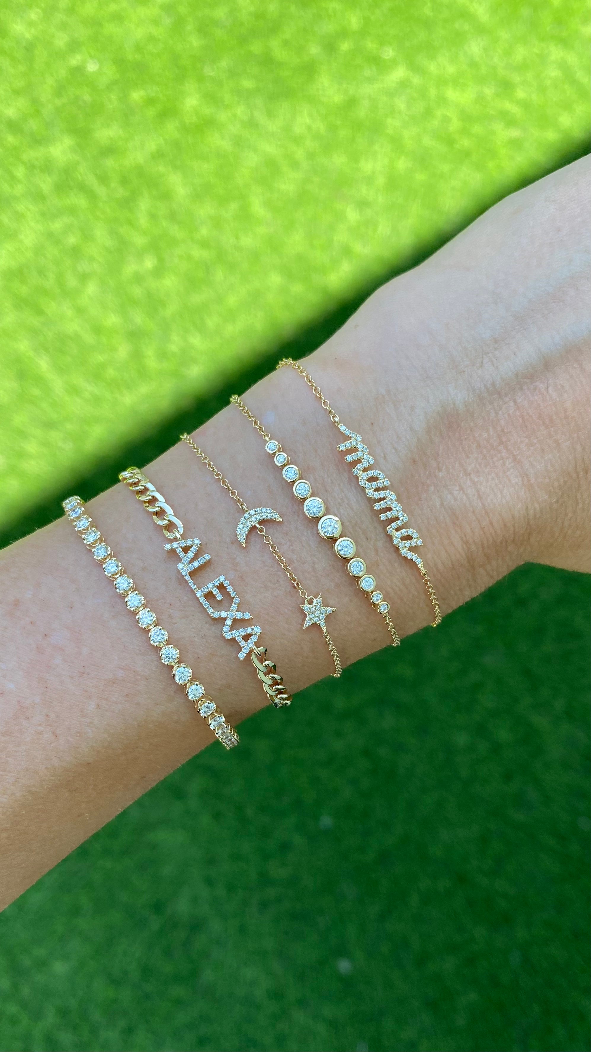 Cuban link 2025 name bracelet